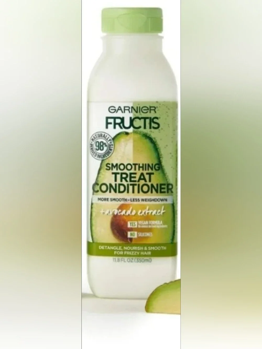 Garnier Fructis Smoothing Treat Conditioner Frizzy Hair, Avocado Extract
